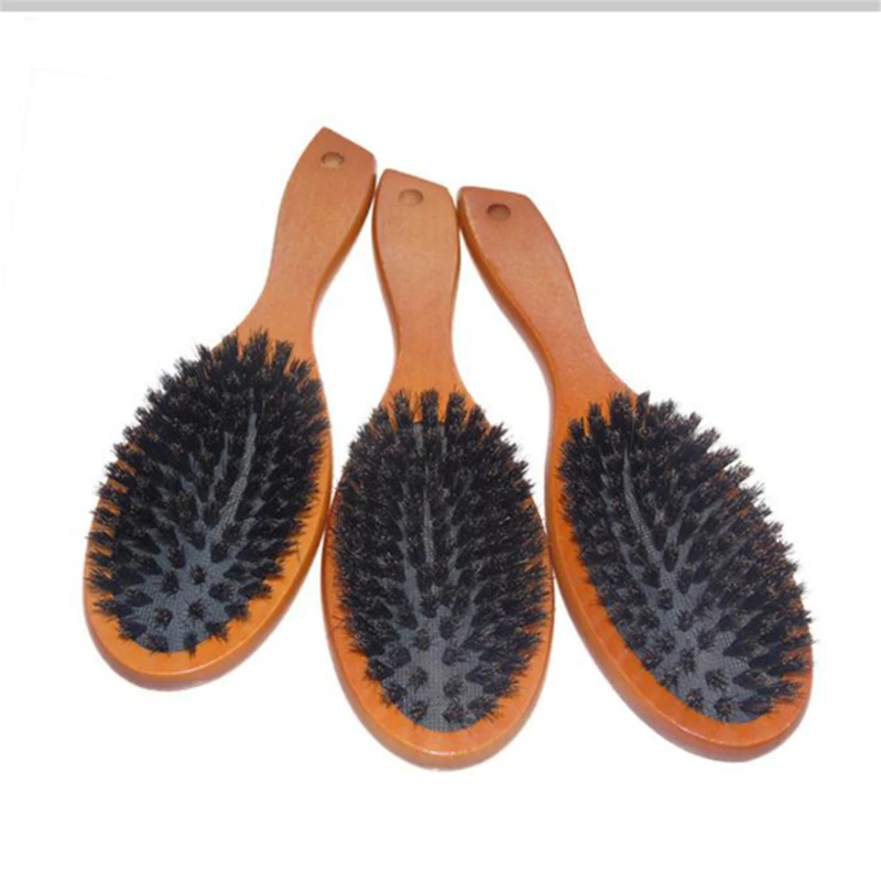 

Bamboo Airbag Massage Comb Quality Hair Comb Carbonized Solid Wood Bamboo Cushion Anti-static Hair Brush Combs For Lady