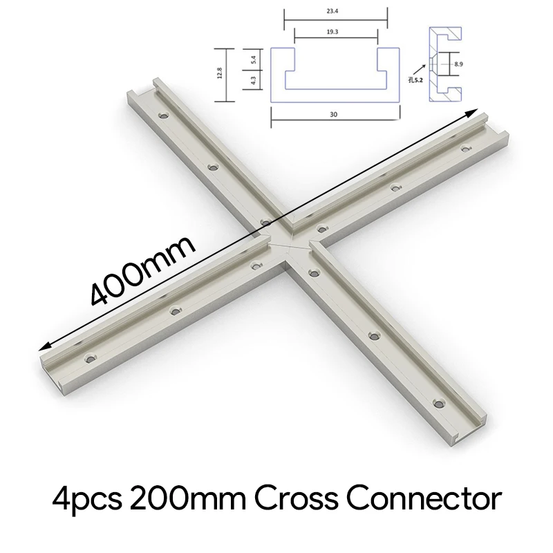 Деревообрабатывающий желоб Т образное гнездо крестообразный разъем трек
