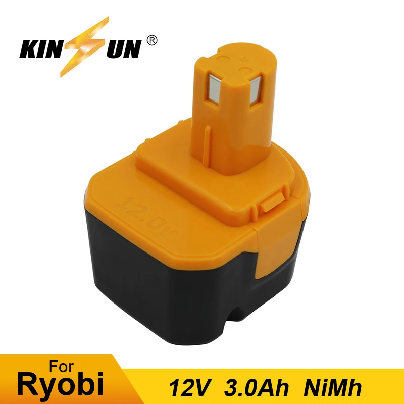 KINSUN сменный электроинструмент батарея 12В 3.0Ah NiMh аккумуляторная дрель ryobi