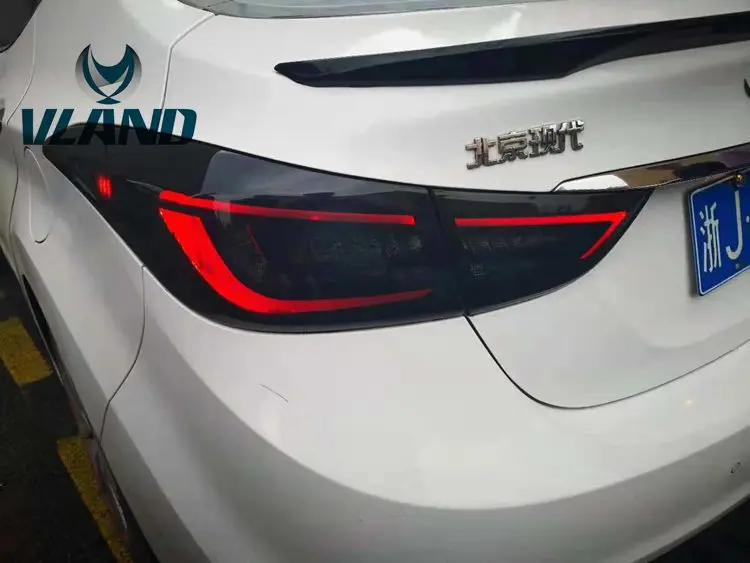 

Vland factory car taillights for Elantra 2011-2017 [Avante MD] LED tail light LED sequential turn signal backlight plug and play