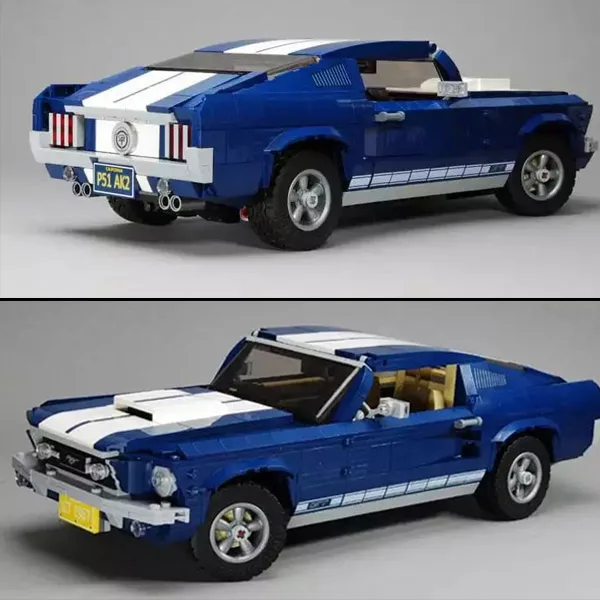 without original box 21047 создатель Американский мускульный автомобиль Закись азота Танк супер значок строительные блоки кирпичи большой мощности инъекции азота 10265 - Цвет: without original box