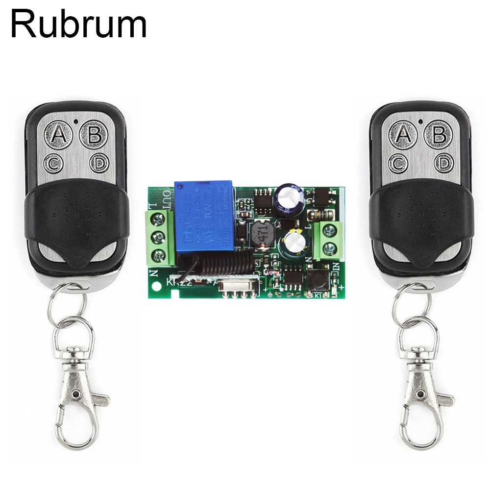Универсальный пульт дистанционного управления Rubrum 433 МГц 220 В переменного тока 1