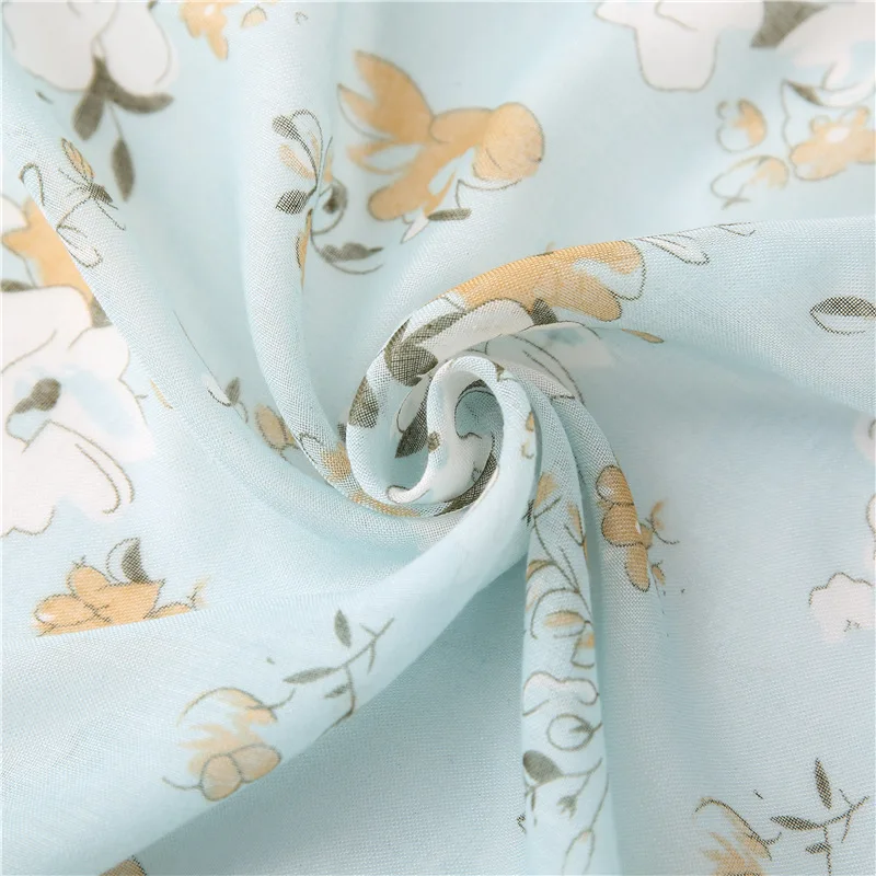 Модный цветочный шарф в этническом стиле винтажный с принтом праздничное