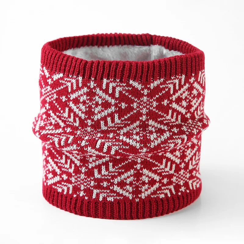 Зимние Сапоги унисекс для мужчин и женщин теплые трикотажные шарфы детей плотные