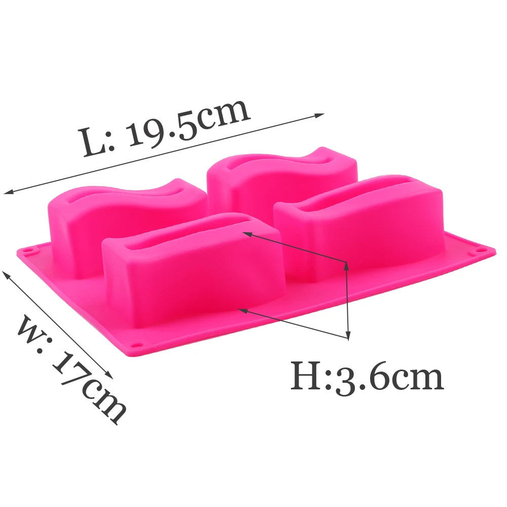 Силиконовые прямоугольные формочки для шоколада в форме торта | Дом и сад