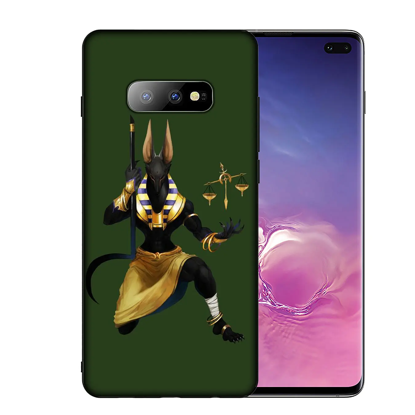 Мягкий ТПУ силиконовый чехол для телефона IYICAO Египет Nefertiti Anubis Ankh Samsung Galaxy S20 Ultra S10