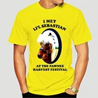Лицензированная футболка для взрослых LiL Little Себастьян парки и отдыха повседневная модная футболка с принтом 7089X
