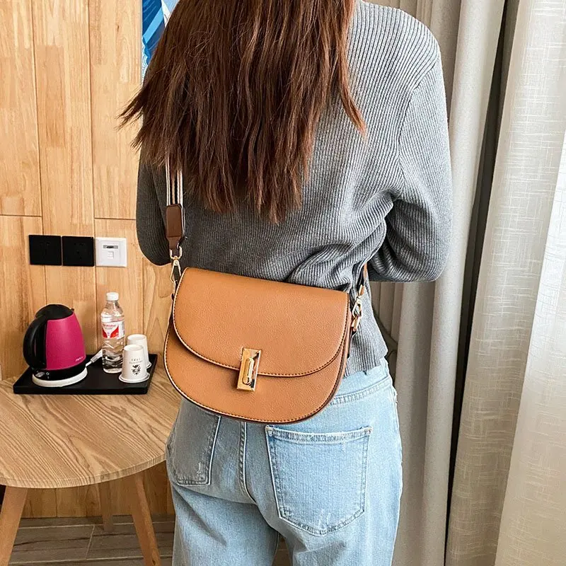 

New Women's Shoulder Bag PU Leather Ladies Messenger Bag Female Pure Color Small Square Bag Clutch Small Bags Handbags
