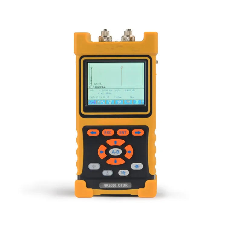 Новый профессиональный NK2000 SM OTDR 1310/1550 нм дБ Встроенный 2 мВт VFL сенсорный экран 70