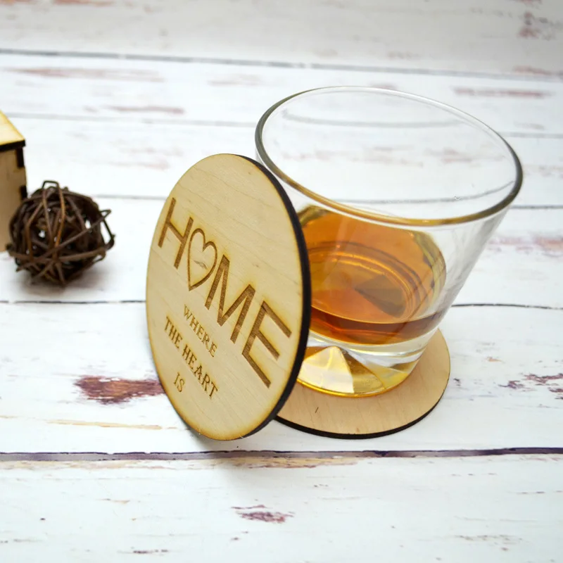 Подставки под круглая деревянная подставка чашку коврик для стола кухонные