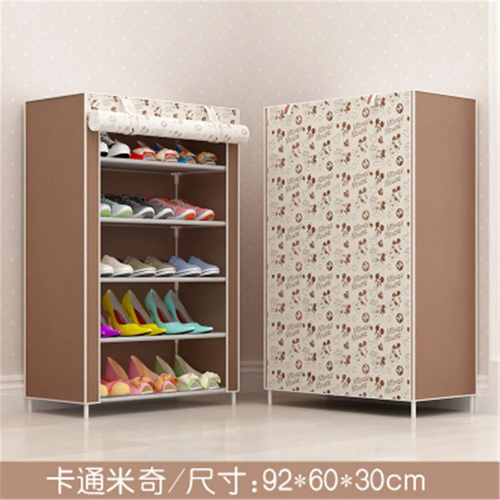 

Multifunctional Shoe Rack Storage Shoe Cabinet Non-Woven Waterproof Cloth Shoe Rack Shoemak