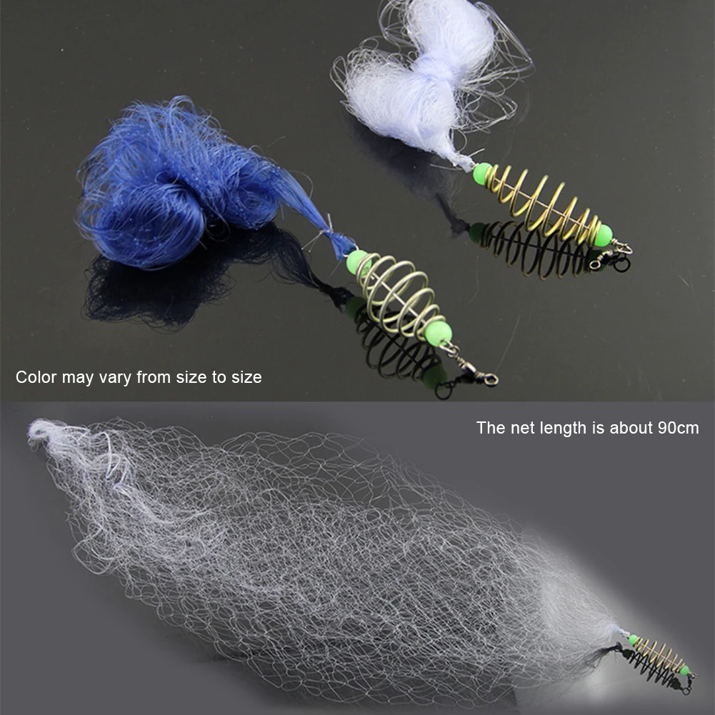 Многоразмерная липкая рыболовная сеть Проволочная кормушка свинцовая грузила