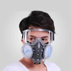 Респиратор для защиты от пыли и газа, многоразовая моющаяся Защитная хлопковая маска с фильтрами для покраски и полировки