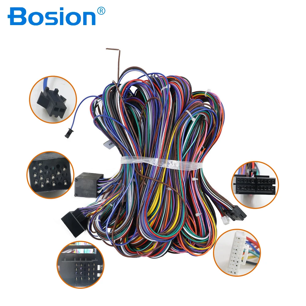 20 PIN Extension Extra Long 6 Meters ISO Wiring Harness for BMW Car Radio Adaptor Connector Cars Plug and play | Автомобили и