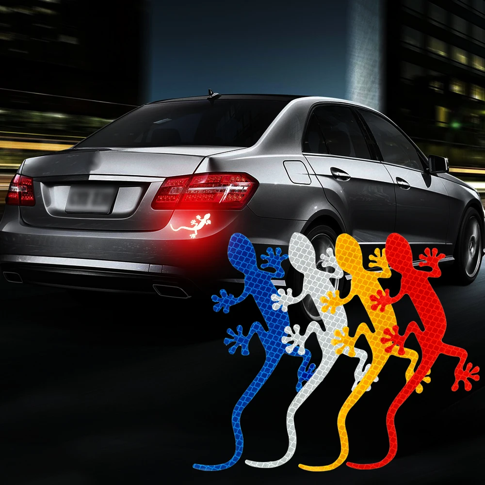 Gecko Reflective Strip Tape Car Reflective Sticker Safety Warning Mark Car-styling Bumper Car Sticker Auto Decor
Gecko Reflective Strip Tape Car Reflective Sticker Safety Warning Mark Car-styling Bumper Car Sticker Auto Decor