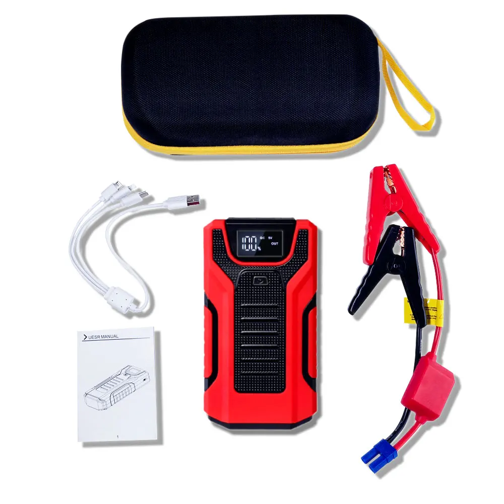 

GKFLY Car Jump Starter 12V New Upgrade Portable Power Bank Booster For Auto Buster Car Charge Starting Device Jump Start