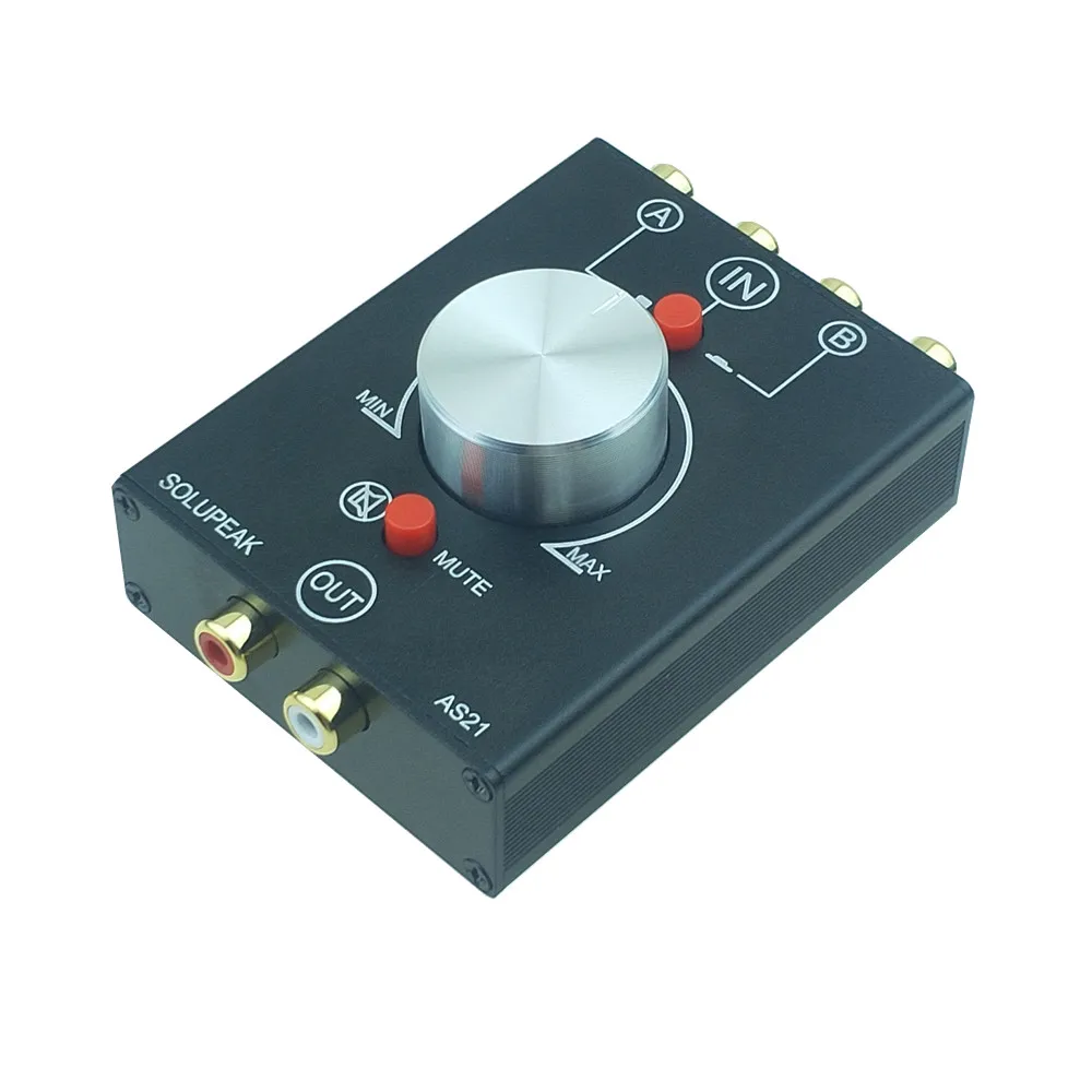 Переключатель RCA-кабеля растворпика AS21 2 (1) в 1(2) переключатель источник