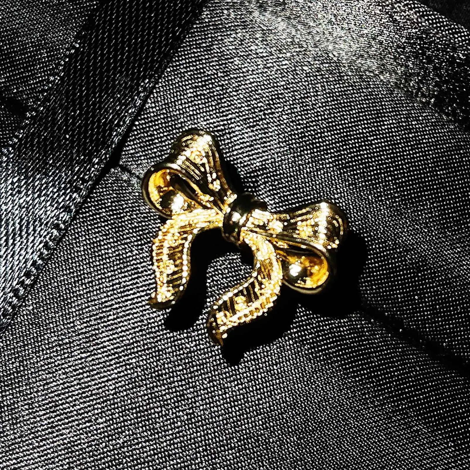 

Statement 14K Gold Bowknot Jewelry set 925 Sterling Silver Party Wedding Rings Earrings Necklace For Women Bridal Jewelry