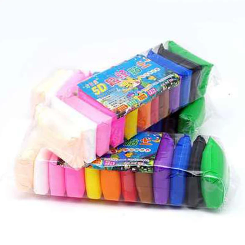 

36 Цвет светильник мягкая глина игрушка "сделай сам" для детей Обучающие сохнущая на воздухе полимера Пластилин безопасный Цвет Фул светильн...