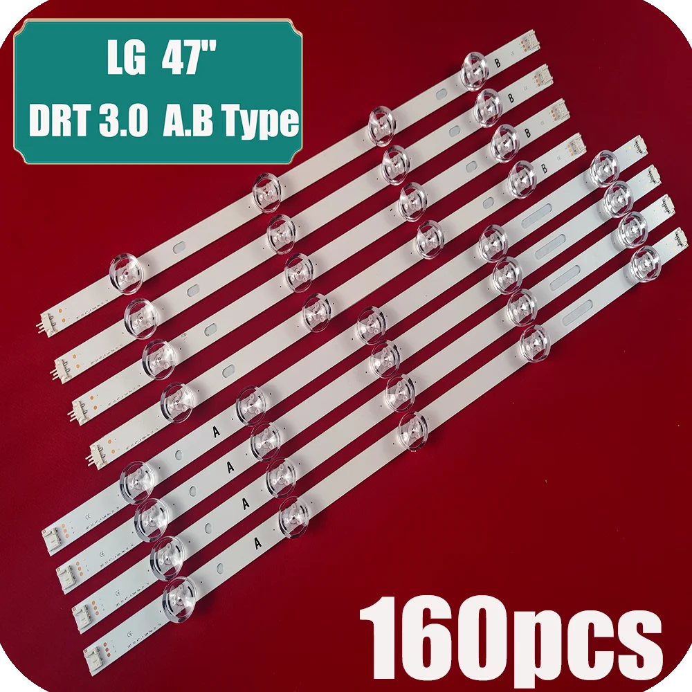 160 Светодиодная лента подсветка/комплект для LG Innotek DRT 3 0 47 &quot47LB6300 47GB6500 47LB652v 47LB650v