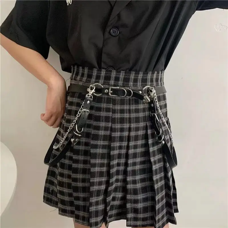 

Harajuku Dark Lolita Girl punk Goth belt embellishment JK Waist Chain Chain strap cool