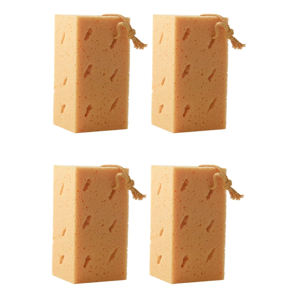 

4pcs Portable Auto Car Washing Sponge Car Cleaning Beauty Waxing Car Accessories