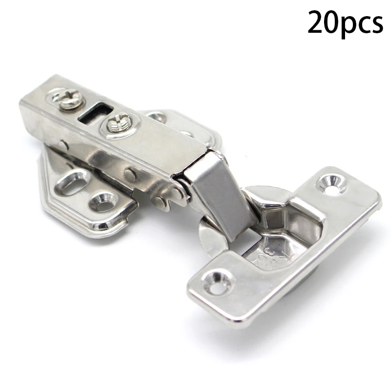 

Hydraulic Cross Door Hinges Set Shut Clip-On Concealed Cabinet Self Closing Kit