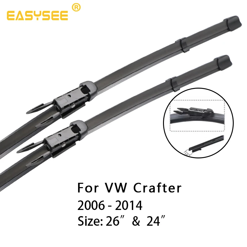 Автомобильные щетки стеклоочистителя для Volkswagen VW Crafter Fit Pinch Tab Arms 2006 2007 2008 2009 2010 2011