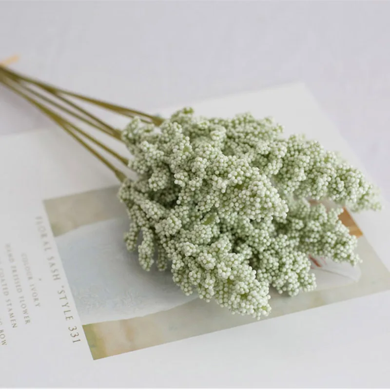 6 шт./лот Искусственные цветы из пшеничного зерна украшение для дома Ванильная
