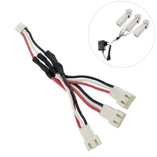 1pcs SYMA X8 PRO X8PRO 3в1 зарядное устройство провод зарядки соединительные провода RC gps Дрон FPV 2,4G Квадрокоптер X8Pro аксессуары - Цвет: 1pcs