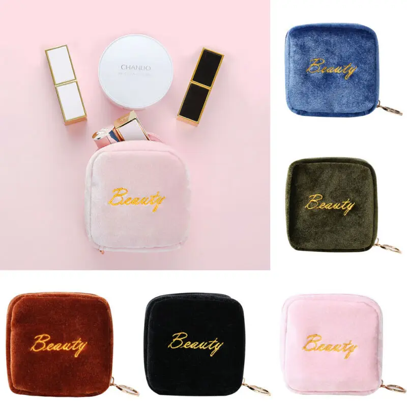 

Бархатная губная помада для хранения на открытом воздухе, удобная небольшая косметичка для путешествий, сумка для хранения губной помады, к...