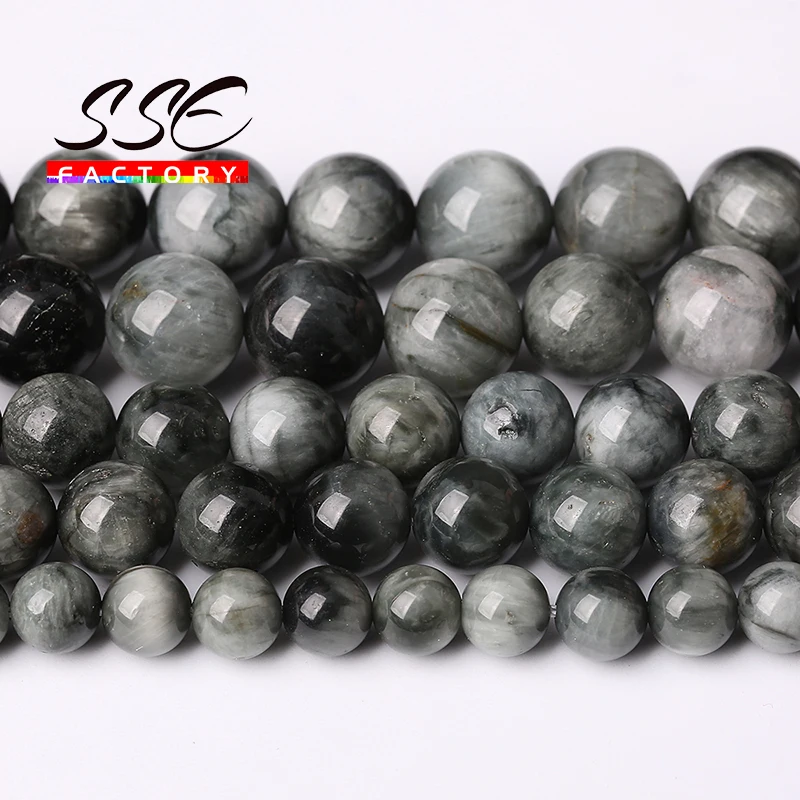 

A+ Natural Eagle Eye Hawk Eye Stone Beads Round Beads For Jewelry Making Diy Bracelet Necklace Accessories 6 8 10 12mm 15"strand