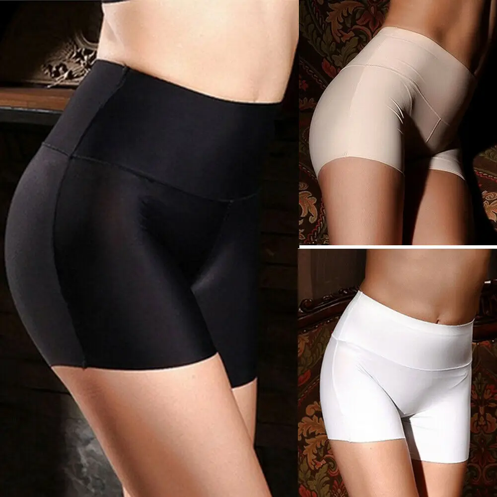 Ogilvy Mather New Women Soft Cotton Seamless Safety High Waist Short Pants Female Summer Under Skirt Shorts Breathable Tights