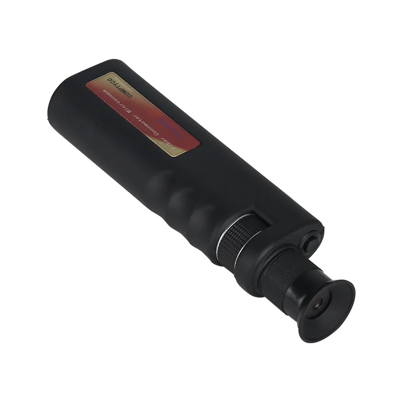 

HOT 400X Fiber Optical Microscope Mini Handheld Optical Fiber Inspection Microscope Rubber with 1.25mm & 2.5mm Adapter