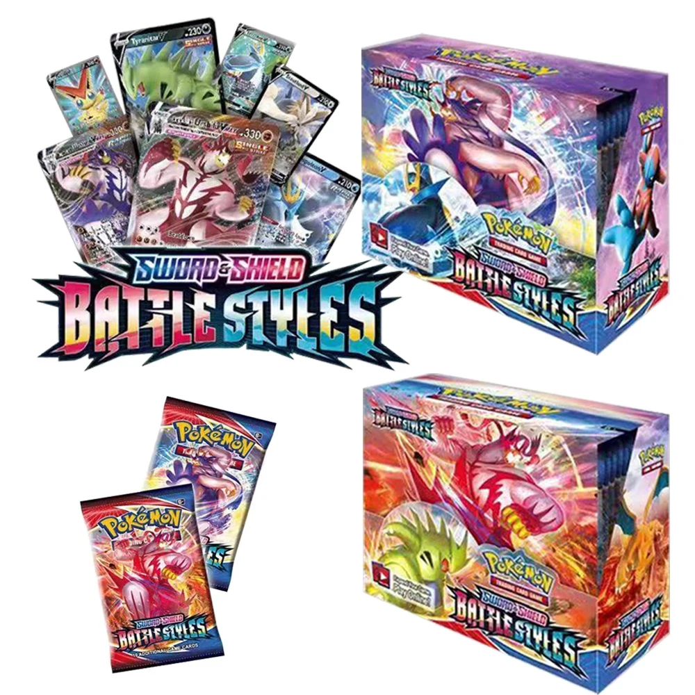 2021 новейшие французские карты покемона 360 шт. Покемон TCG: меч и щит Dark Ablaze Booster Box