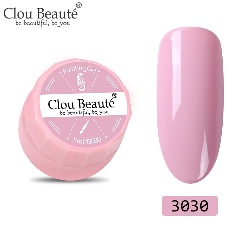 3030 Clou Beaute 72 цвета гель-краска УФ/светодиодный гель для ногтей замачиваемый дизайн ногтей светодиодный лак для ногтей УФ-гель для ногтей DIY Краска паук гель лак - Цвет: 3030