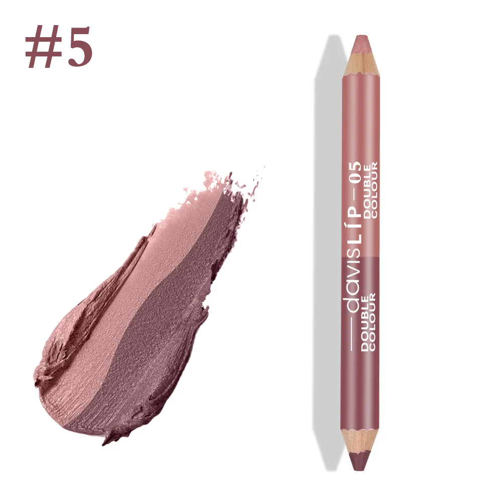 lips pencil5 1 шт., водостойкая губная глазурь с градиентом, Увлажняющий блеск для губ, жидкая губная помада с антипригарным покрытием, 6 цветов, стойкая косметика - Цвет: lips pencil5