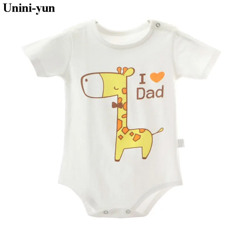 Белый Летние комбинезоны для новорожденных с милым оленем; Roupa de bebes; детский цветочный комбинезон для маленьких девочек и мальчиков; Infantil; одежда; комбинезоны - Цвет: Белый