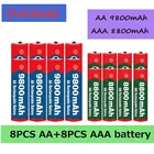 АА + AAA Батарея 1,5 V AA 9800 мАч +, 1,5 в AAA 8800 мАч Alkaline1.5V Перезаряжаемые Батарея для часы игрушки Камера Батарея