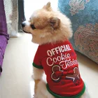 Рождественская Одежда для собак, одежда для домашних животных, одежда для маленьких и средних собак, рубашка для чихуахуа, теплая одежда для собак