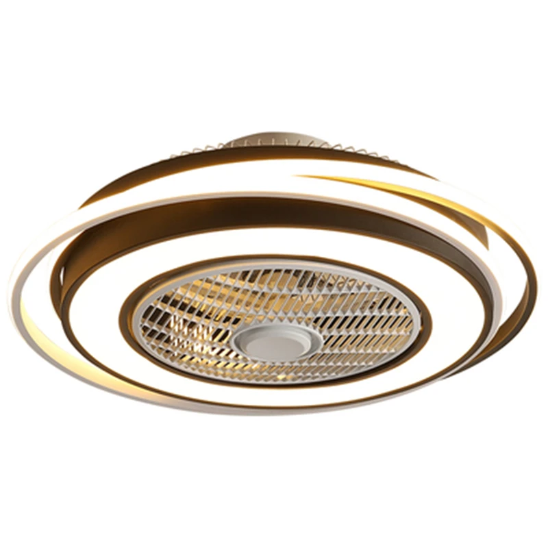 

modern led ceiling lights with fan for living room bedroom study room ceiling lamp Dia550mm Green or White+Black Color