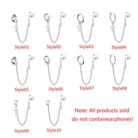 stainless steel cross chain tassel drop earrings stainless steel wireless bluetooth earrings anti lost sports earrings ear clips