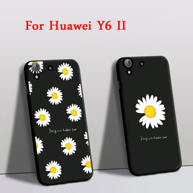 Чехлы для телефонов Huawei Y6 II мягкие силиконовые чехлы y6 2 защитная оболочка с