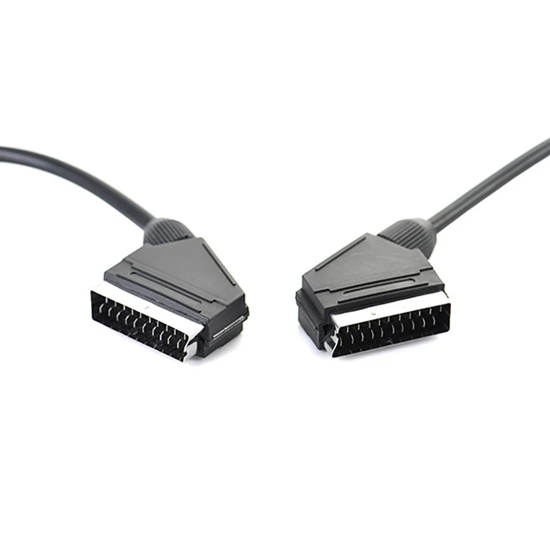 Европейский Стандартный Scart линия 21 Pin типа папа к женскому удлинитель аудио