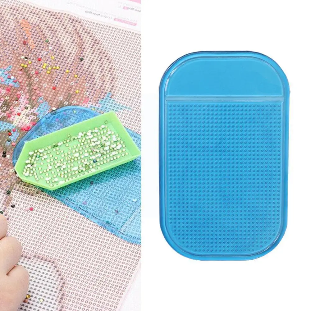

Non-slip Sticky Pad Diy For Diamond Fixed Tray Bracket Diamond Embroidery Accessories Silicone Painting Mat S8k9