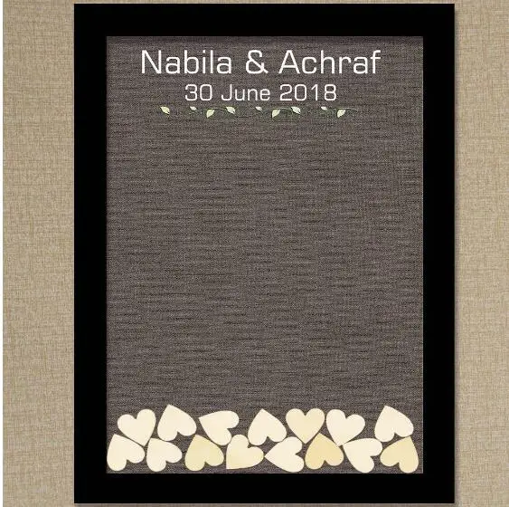 Свадебный Гость книга Свадебные украшения деревенский Сладкий Гостевая 120 шт