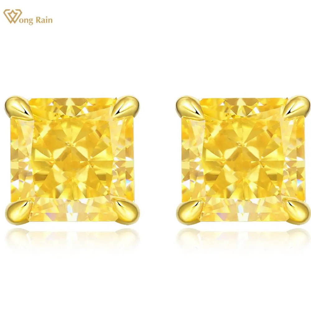 

Wong Rain, Стерлинговое Серебро 925 пробы, модные ушные серьги-гвоздики для свадебной вечеринки, Женские Ювелирные украшения, оптовая продажа