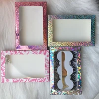 10 20 50 set 3 Pairs Eyelash Case with Tray Bulk Mink Eyelashes Custom Box Packaging Empty Mink Lash Box Lash Extension Case