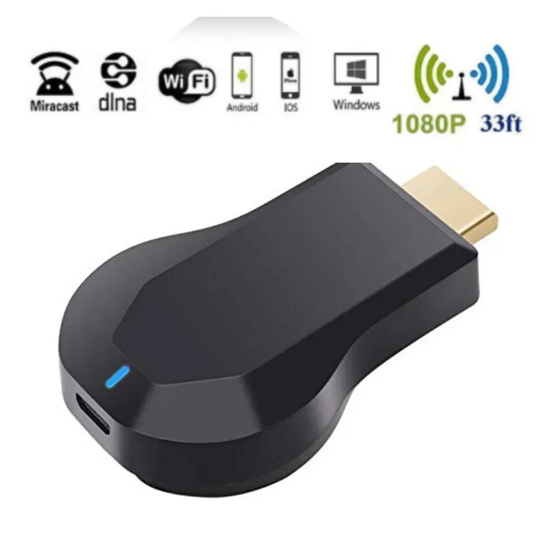 Беспроводной ТВ приемник M2 HDMI совместимый для IOS и Android адаптер Miracast с поддержкой