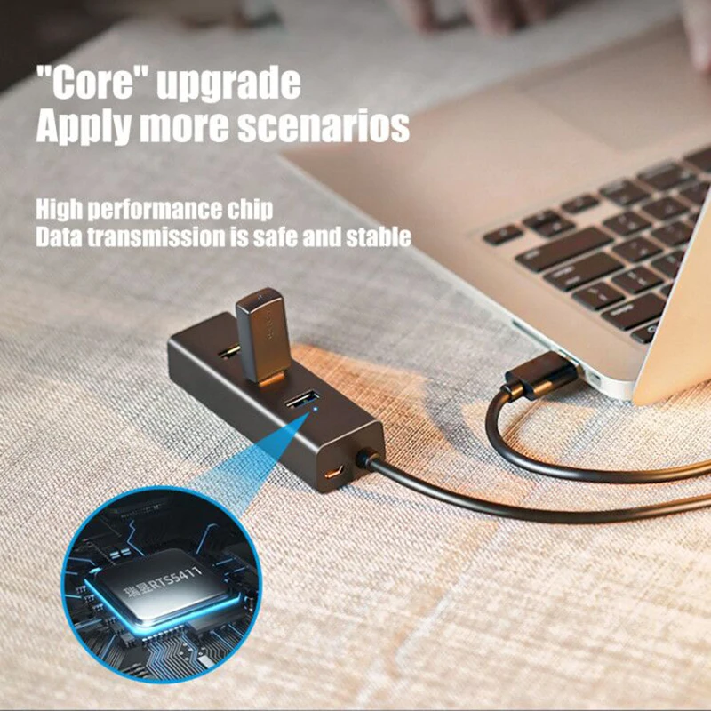 

Cost-effective Hub USB Multi 2.0 Hub USB Splitter High Speed 4 Port All In One For PC Macbook Computer Accessories